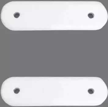 Свинцовая палочка Good Life "Плющ", для вставки или пришивания Вес: 50 г, 7,7х1 см, белый