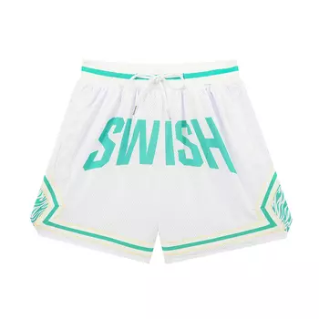 Swish The Ball In Мужские баскетбольные шорты, Светло-зеленый