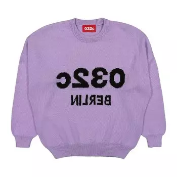 Свитер 032C Selfie Sweater, фиолетовый