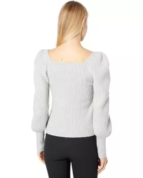 Свитер 1.STATE Long Sleeve Square Neck Sweater, цвет Silver Heather