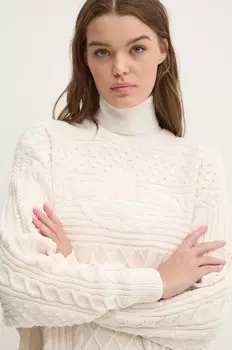 Свитер 70-х Trefoil Sweater Adidas Originals, бежевый