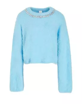 Свитер 8 By Yoox, небесно-голубой