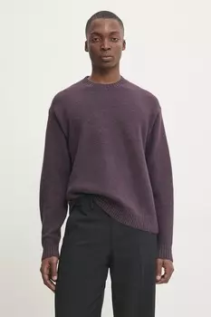Свитер Abercrombie & Fitch, фиолетовый