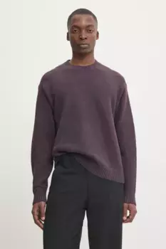 Свитер Abercrombie & Fitch, фиолетовый
