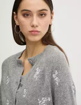 Свитер Abercrombie & Fitch, серый