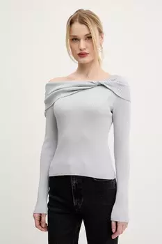 Свитер Abercrombie & Fitch, серый