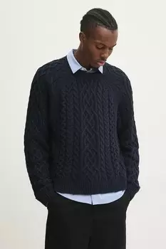 Свитер Abercrombie & Fitch, темно-синий