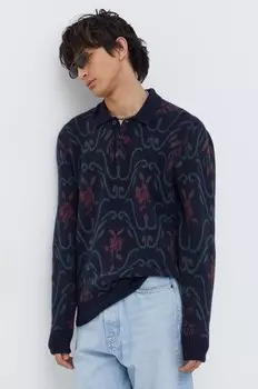 Свитер Abercrombie & Fitch, темно-синий