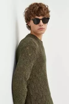 Свитер Abercrombie & Fitch, зеленый