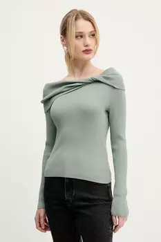 Свитер Abercrombie & Fitch, зеленый