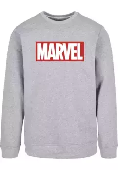 Свитер ABSOLUTE CULT с круглым вырезом "ABSOLUTE CULT для мужчин из комиксов Marvel — Simple Logo Crewneck", серый