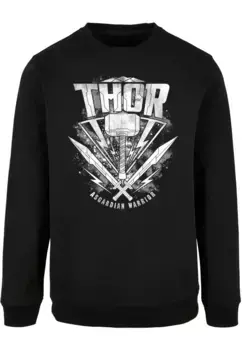 Свитер ABSOLUTE CULT с круглым вырезом "ABSOLUTE CULT Мужской Thor Ragnarok - Hammer Logo Crewneck", черный