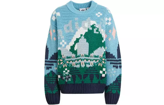 Свитер Adidas Originals, светло-голубой