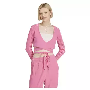 Свитер adidas Originals Wraparound cardigan, розовый