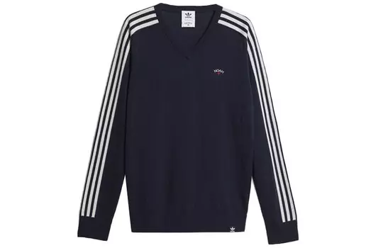Свитер Adidas X Noah с V-образным вырезом «Legend Ink» Adidas Originals, черный
