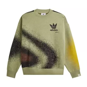Свитер adidas x SFTM Knit Sweater Green, зеленый
