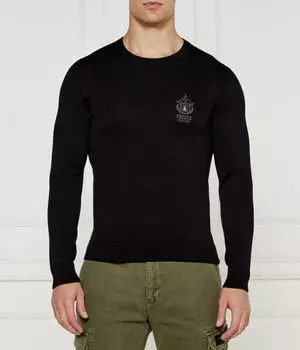 Свитер Aeronautica Militare Regular Fit, черный
