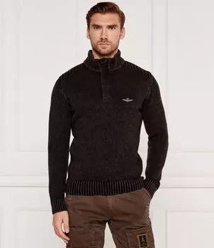 Свитер Aeronautica Militare Regular Fit, коричневый