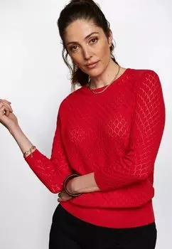 Свитер Agnes Loop Ajour King Louie, цвет chili red