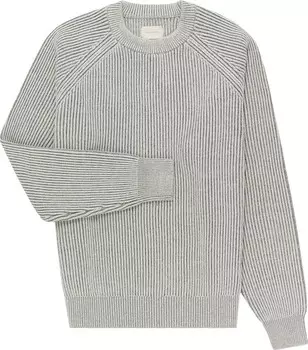 Свитер Aim Leon Dore Plaited Crewneck 'Pristine', серый
