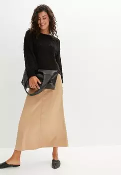 Свитер AJOUR bonprix, черный