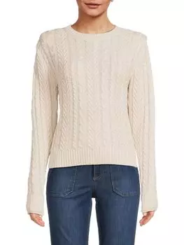 Свитер Alexis косой вязки Central Park West, цвет Oatmeal