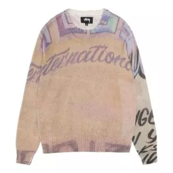 Свитер alfonso sweater 'multicolor' Stussy, мультиколор
