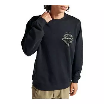Свитер all star winter art graphic crew sweatshirt 'black' Converse, черный