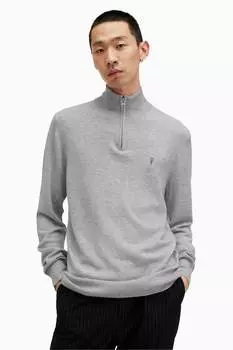 Свитер Allsaints Kilburn с широким воротником All Saints, серый