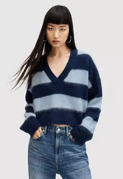 Свитер AllSaints, синий