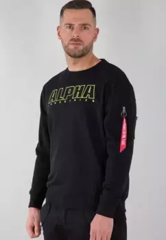 Свитер Alpha Industries " Alpha Industries Мужчины - Толстовки Свитер с вышивкой Alpha Industries", черный