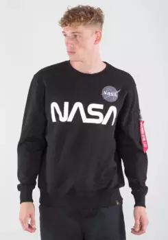 Свитер Alpha Industries " Alpha Industries Мужчины - Толстовки Светоотражающий свитер NASA", черный