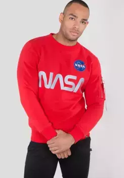 Свитер Alpha Industries " Alpha Industries Мужчины - Толстовки Светоотражающий свитер NASA", красный