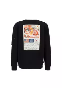 Свитер Alpha Industries " Alpha Industries Мужчины - Толстовки USN Blood Chit Sweater ", черный