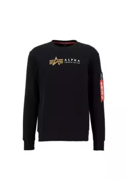 Свитер Alpha Industries " Alpha Industries Мужчины - Толстовки Alpha Label Sweater", черный