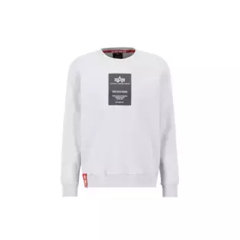 Свитер Alpha Industries " Alpha Industries Мужской - Толстовки Свитер с радужной этикеткой ", серый