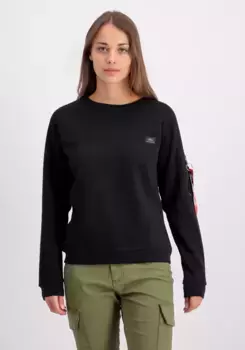 Свитер Alpha Industries " Alpha Industries Женщины - Толстовки X-Fit Sweater OS Wmn", черный