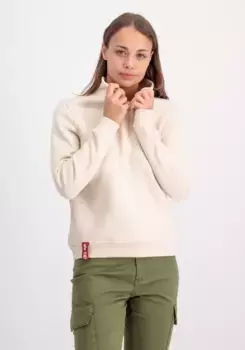 Свитер Alpha Industries " Alpha Industries Женщины - Толстовки Свитер с половиной молнии SL Wmn", цвет Jet Stream White