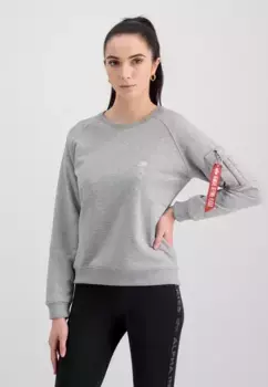 Свитер Alpha Industries " Alpha Industries Женщины - Толстовки X-Fit Sweat Wmn", серый