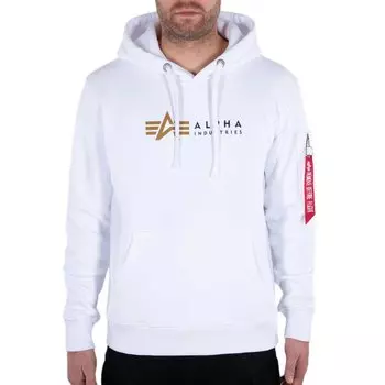 Свитер Alpha Industries Label, белый