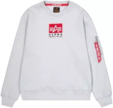 Свитер ALPHA INDUSTRIES Sweatshirt, светло-серый