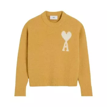 Свитер Ami ADC Sweater Mustard, оранжевый