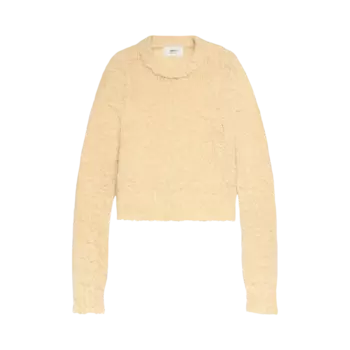 Свитер Ami Crewneck 'Vanilla', желтый