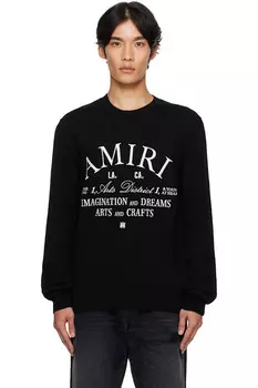 свитер Amiri arts district' crew Amiri, черный