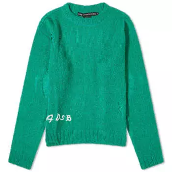 Свитер Andersson Bell Adsb Kid Mohair Crew Neck, зеленый