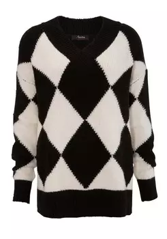 Свитер Aniston Casual, черно-белый
