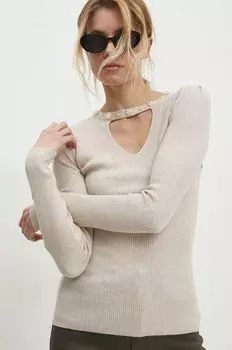 Свитер Answear Lab, бежевый