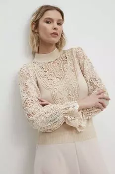 Свитер Answear Lab, бежевый