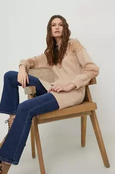 Свитер Answear Lab, бежевый