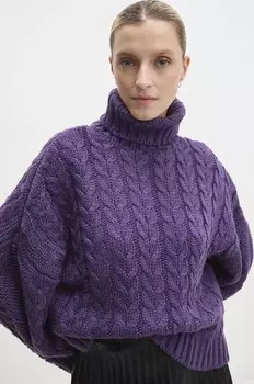 Свитер Answear Lab, гранатовый